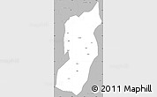 Gray Simple Map of Jianshui