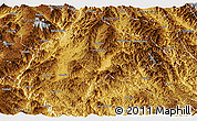 Physical Panoramic Map of Jinggu