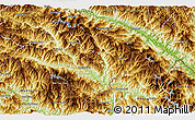 Physical 3D Map of Jinping