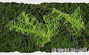 Satellite 3D Map of Jinping, darken
