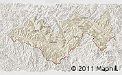 Shaded Relief 3D Map of Jinping, lighten