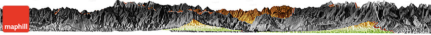 Physical Horizon Map of Jinping, darken, desaturated Physical Horizon Map of Jinping, darken, desaturated