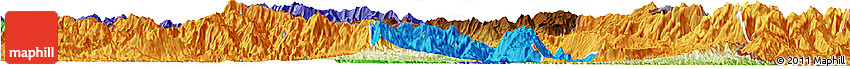 Physical Horizon Map of Jinping, political outside Physical Horizon Map of Jinping, political outside