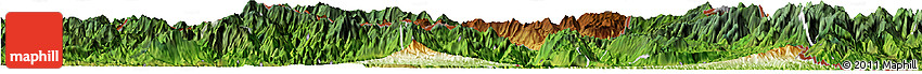 Physical Horizon Map of Jinping, satellite outside