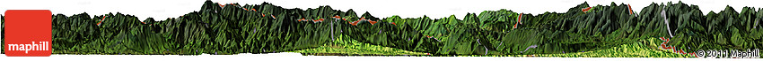 Satellite Horizon Map of Jinping, darken Satellite Horizon Map of Jinping, darken