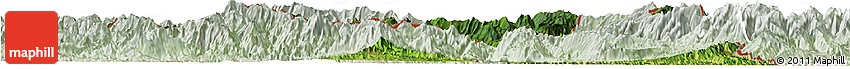 Satellite Horizon Map of Jinping, lighten