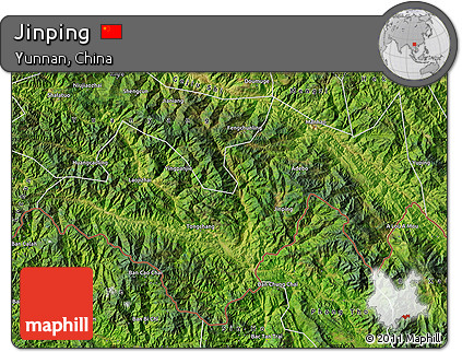 Satellite Map of Jinping