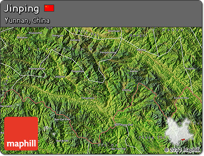 Satellite Map of Jinping