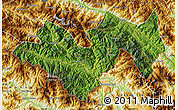 Satellite Map of Jinping, physical outside
