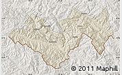Shaded Relief Map of Jinping, lighten