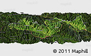 Satellite Panoramic Map of Jinping, darken