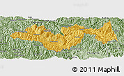 Savanna Style Panoramic Map of Jinping