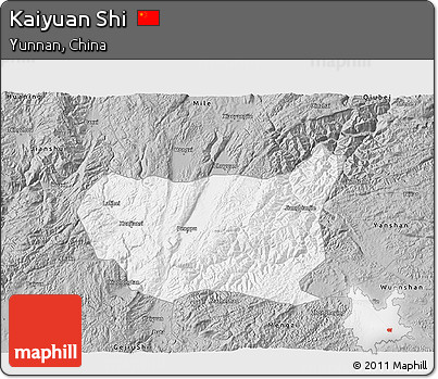 Gray 3D Map of Kaiyuan Shi