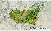Satellite 3D Map of Kaiyuan Shi, lighten