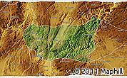 Satellite 3D Map of Kaiyuan Shi, physical outside