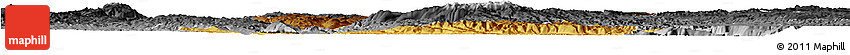 Physical Horizon Map of Kaiyuan Shi, desaturated Physical Horizon Map of Kaiyuan Shi, desaturated