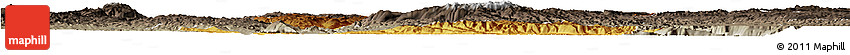 Physical Horizon Map of Kaiyuan Shi, semi-desaturated Physical Horizon Map of Kaiyuan Shi, semi-desaturated