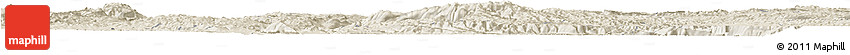 Shaded Relief Horizon Map of Kaiyuan Shi