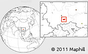 Blank Location Map of Kaiyuan Shi