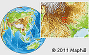 Physical Location Map of Kaiyuan Shi