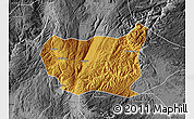 Physical Map of Kaiyuan Shi, desaturated