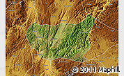 Satellite Map of Kaiyuan Shi, physical outside