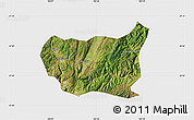 Satellite Map of Kaiyuan Shi, single color outside