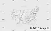 Silver Style Map of Kaiyuan Shi, single color outside