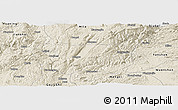 Shaded Relief Panoramic Map of Kaiyuan Shi