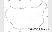 Blank Simple Map of Kaiyuan Shi, cropped outside, no labels
