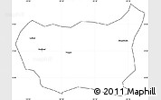 Blank Simple Map of Kaiyuan Shi, cropped outside