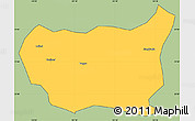 Savanna Style Simple Map of Kaiyuan Shi, cropped outside