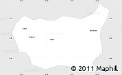 Silver Style Simple Map of Kaiyuan Shi, single color outside