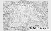 Silver Style Panoramic Map of Lancang