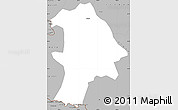 Gray Simple Map of Lancang