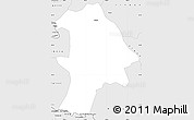 Silver Style Simple Map of Lancang