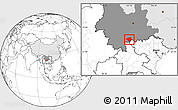 Blank Location Map of Luchun, highlighted country, highlighted parent region