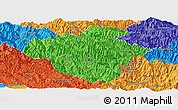 Political Panoramic Map of Luchun