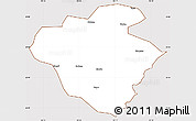 Classic Style Simple Map of Luchun, cropped outside