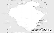 Silver Style Simple Map of Luchun