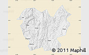 Classic Style Map of Lufeng, single color outside