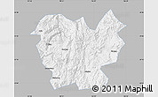Gray Map of Lufeng, single color outside
