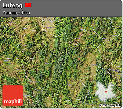 Satellite Map of Lufeng