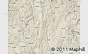 Shaded Relief Map of Lufeng