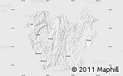 Silver Style Map of Lufeng, single color outside