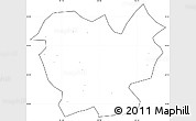 Blank Simple Map of Lufeng, cropped outside, no labels