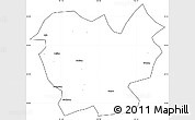 Blank Simple Map of Lufeng, cropped outside