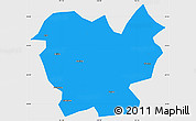 Political Simple Map of Lufeng, single color outside