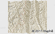 Shaded Relief 3D Map of Lushui