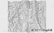 Silver Style 3D Map of Lushui